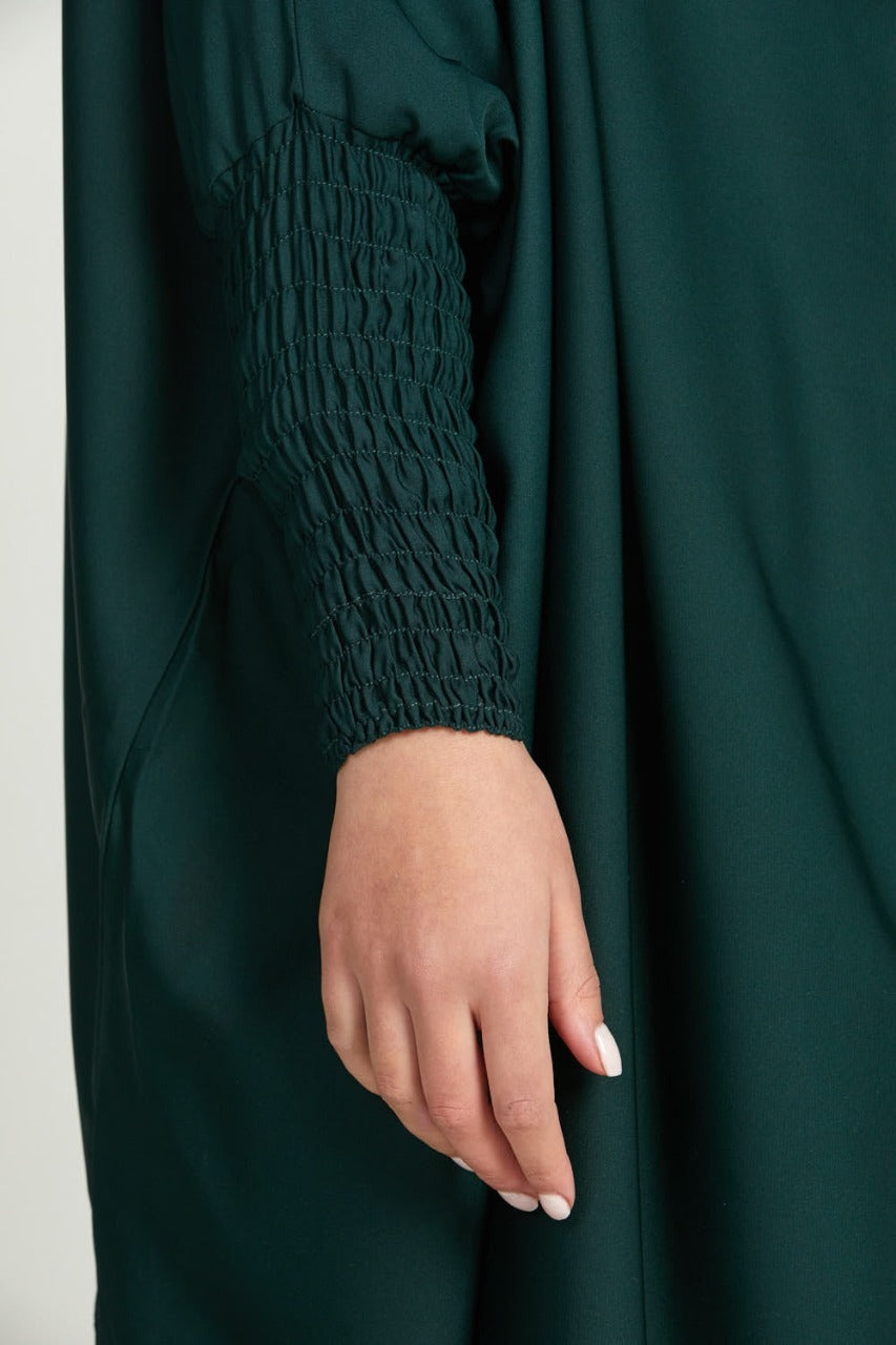 Green Nida Jilbab set