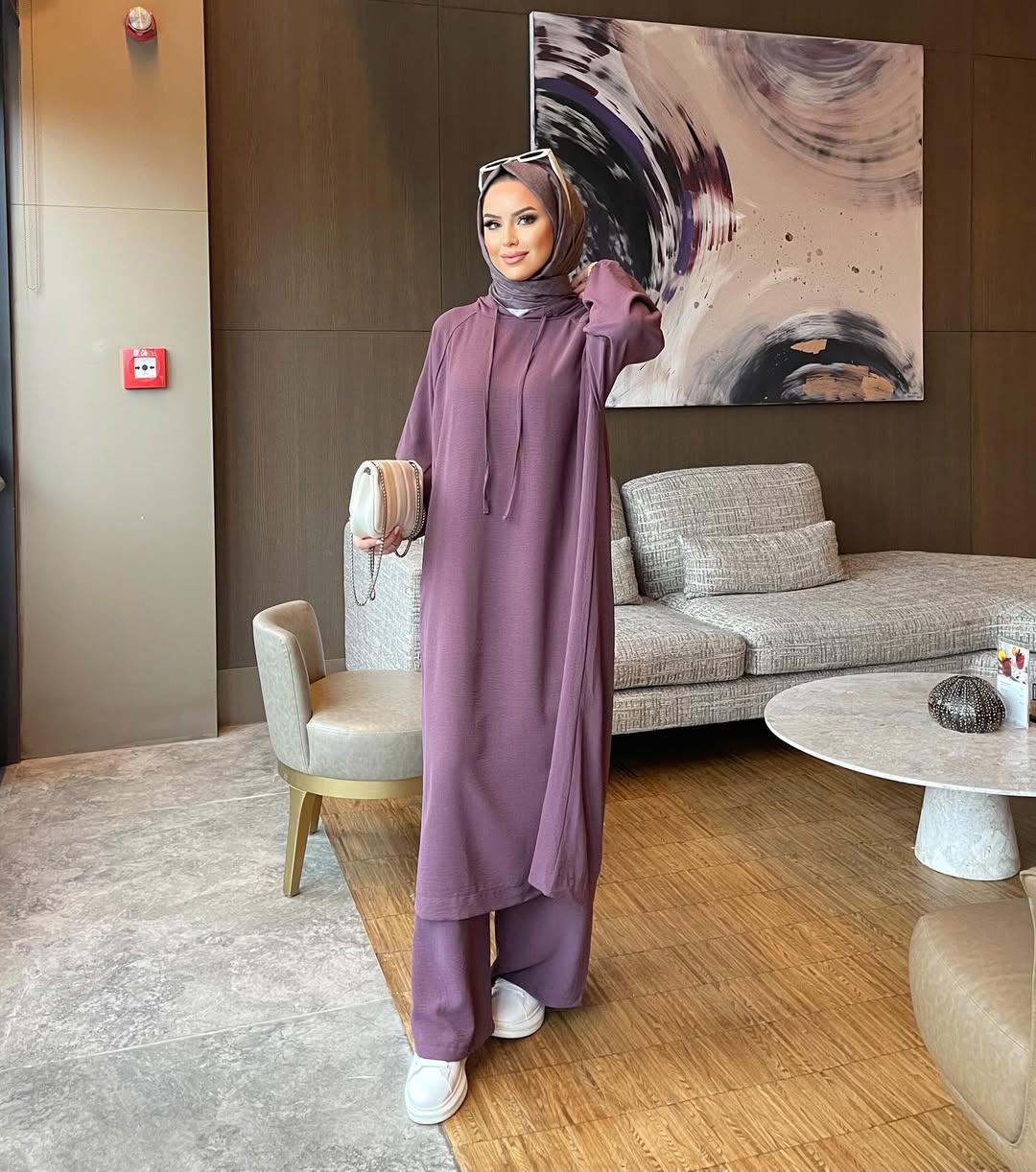 Soft CEY Hoodie Set Modest Wear