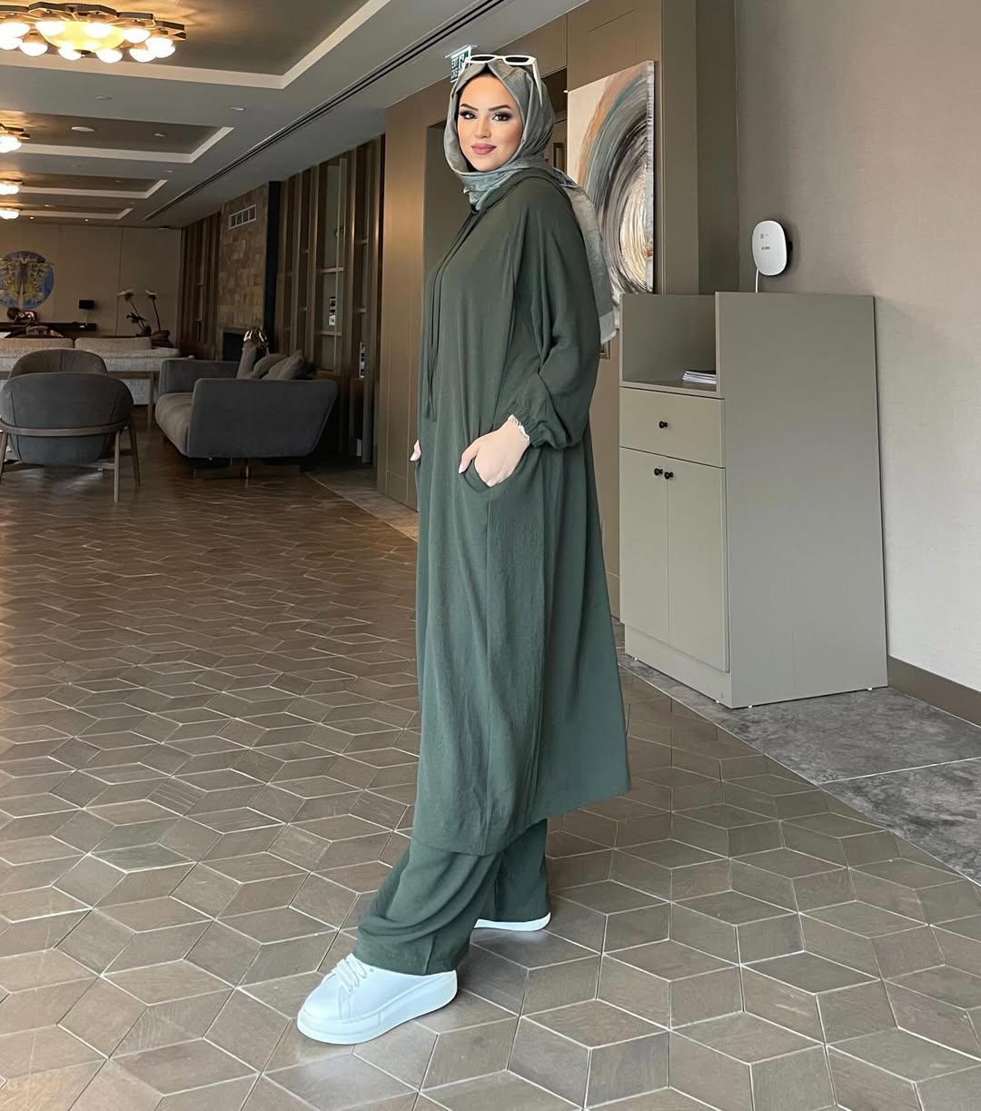 Soft CEY Hoodie Set Modest Wear