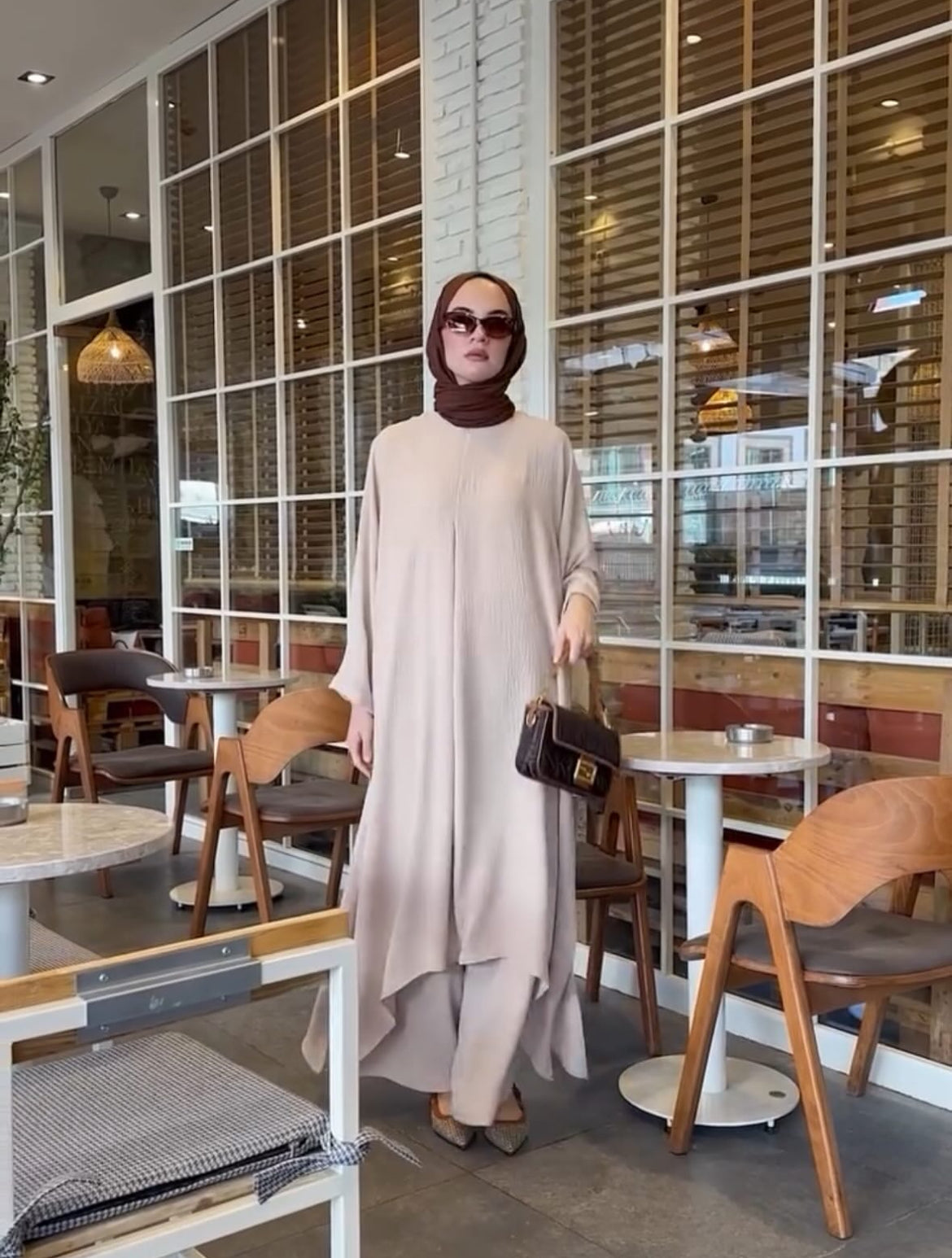 Soft CEY Turkey Tunic Sets Modest Wear