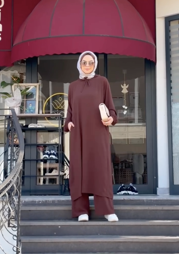 Soft CEY Hoodie Set Modest Wear
