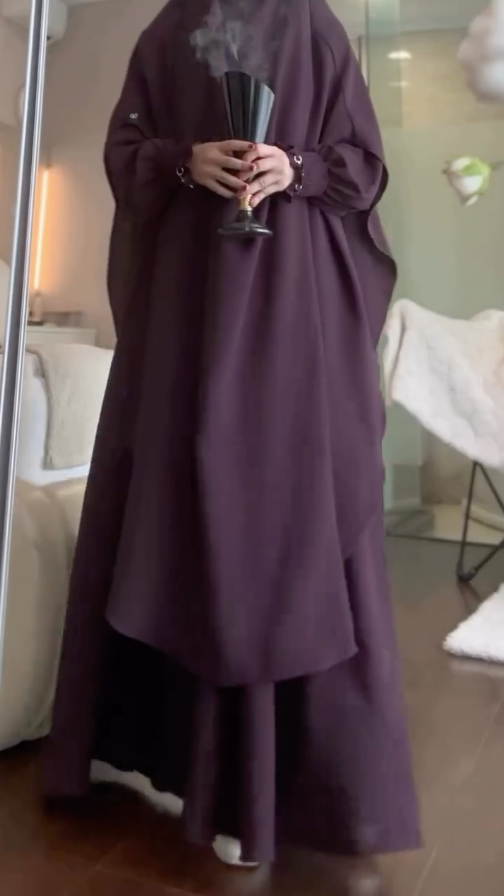 Soft Korean Nida Snowy Abaya Hajj Umrah