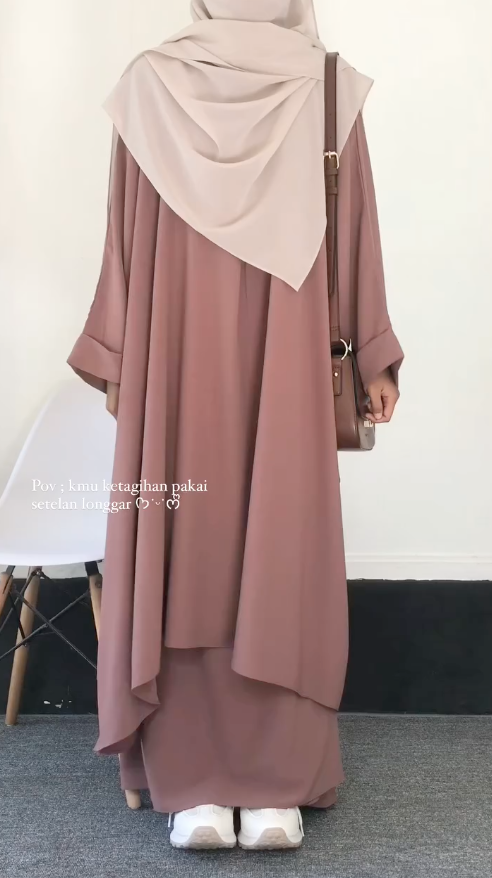 Soft korean Nida Sufa Set Modest Wear