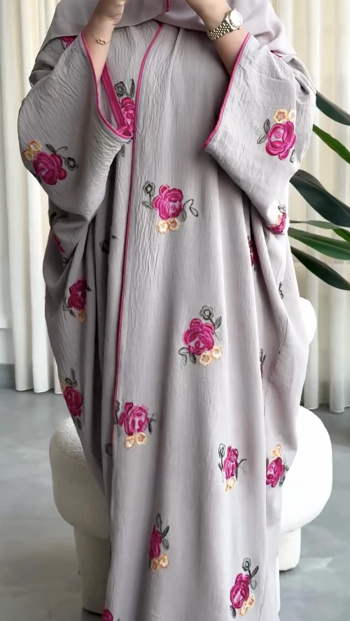Grey Cey Aura Abaya