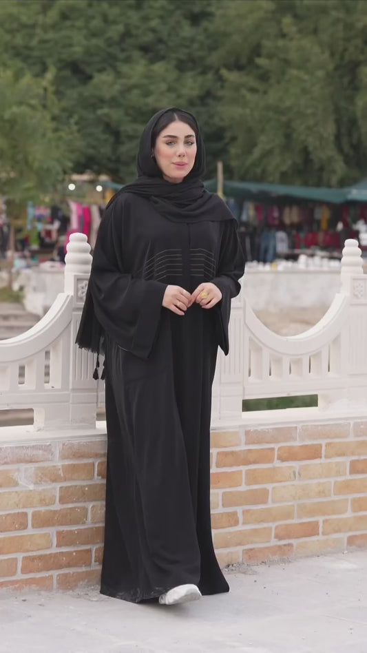 Soft Nida Arshi Abaya With pockets