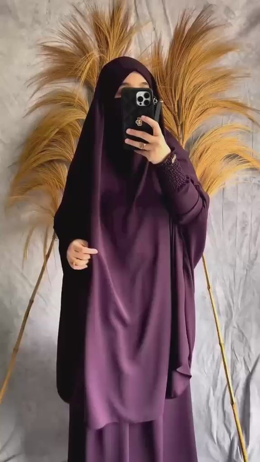 Majenta nida jilbab set
