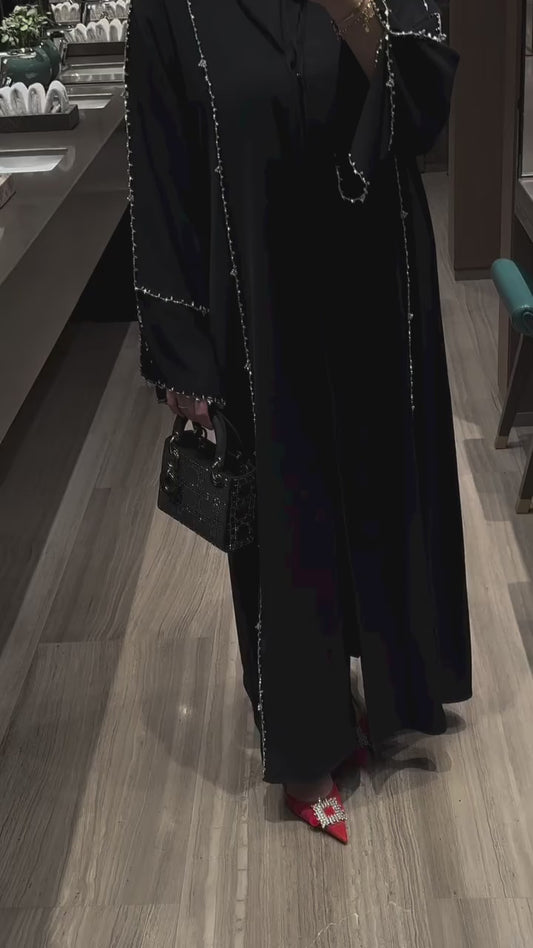 Black Korean nida nisa abaya
