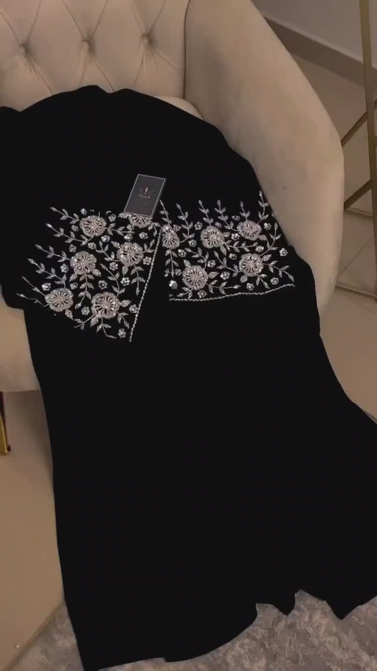 Black Korean nida elira abaya